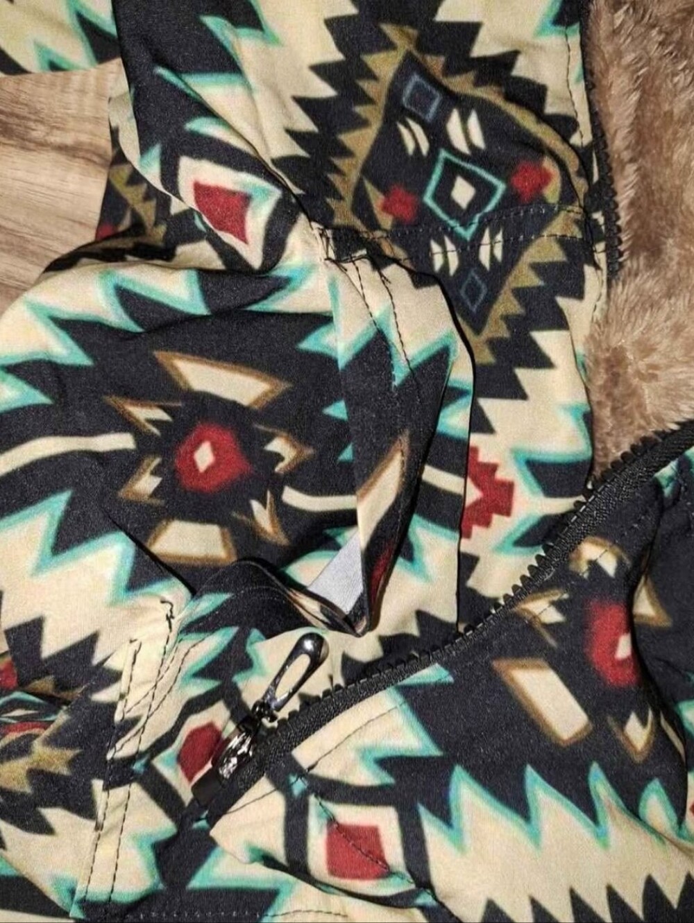 Aztec Hooded Jacket - Picture 6 of 7